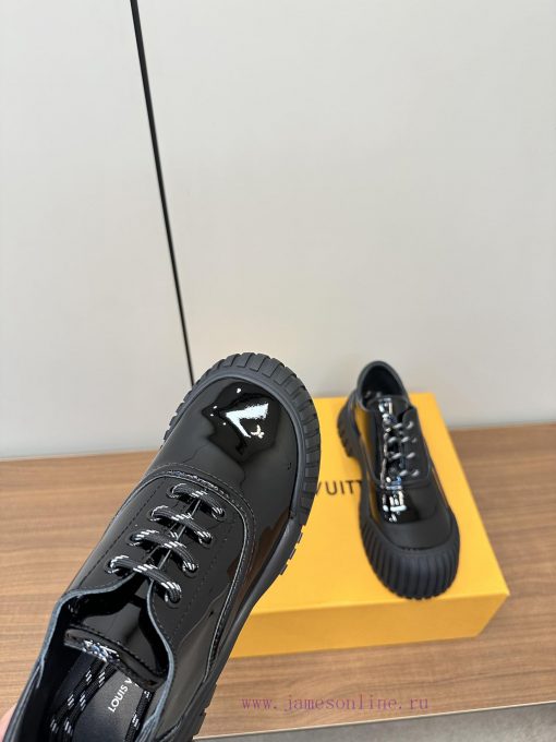LOUIS VUITTON LV loafers retro unisex style single shoesClassic embossed retro fashion super6j3gbwkd - Image 7