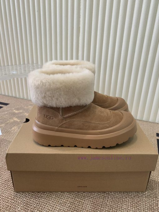 GuangzhouBottom 300, middle 330, high UGG small fur collar snow boots🤎 The sense of securityqaixqef1 - Image 3