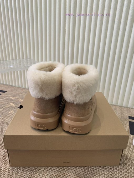 GuangzhouBottom 300, middle 330, high UGG small fur collar snow boots🤎 The sense of securityqaixqef1 - Image 5