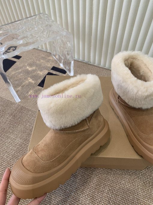 GuangzhouBottom 300, middle 330, high UGG small fur collar snow boots🤎 The sense of securityqaixqef1 - Image 8