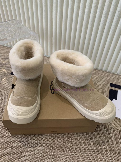GuangzhouBottom 300, middle 330, high UGG small fur collar snow boots🤎 The sense of securityuakvejnl - Image 6