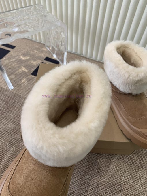 GuangzhouBottom 300, middle 330, high UGG small fur collar snow boots🤎 The sense of securityqaixqef1 - Image 9