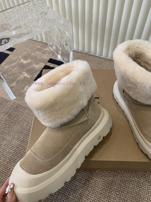GuangzhouBottom 300, middle 330, high UGG small fur collar snow boots🤎 The sense of securityuakvejnl - Image 8
