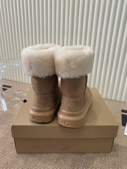GuangzhouBottom 300, middle 330, high UGG small fur collar snow boots🤎 The sense of security9x3fmpy5 - Image 5
