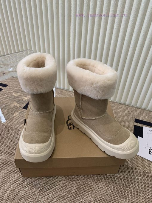 GuangzhouBottom 300, middle 330, high UGG small fur collar snow boots🤎 The sense of securitytuatzzpa - Image 6