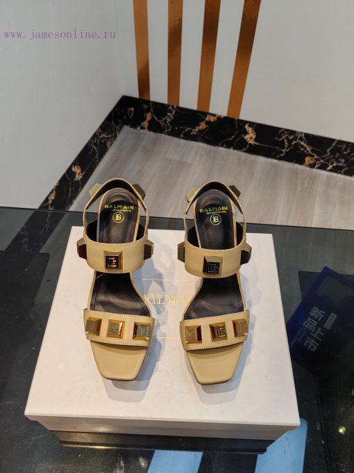 Out, 𝘽𝙖𝙡 * 𝙖𝙞𝙣 Balmain 2023 Spring/Summer Fashion Show Hentian High Water Platform SandalsBr91vnb7px - Image 2