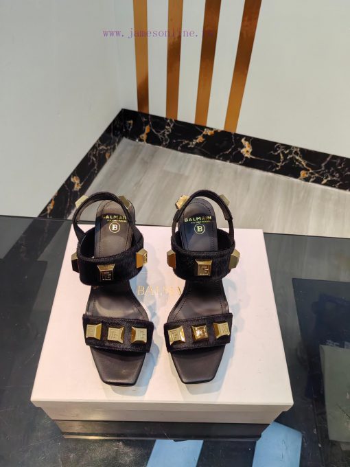 Out, Balmain autumn/winter 2023 runway fashion hate sky high waterproof platform sandals,Bra5cyct1af - Image 2