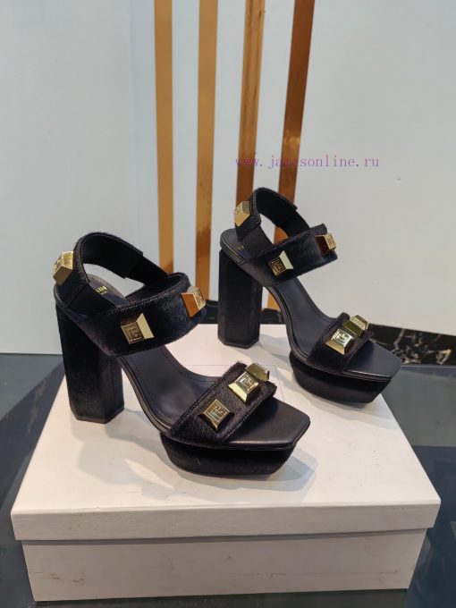 Out, Balmain autumn/winter 2023 runway fashion hate sky high waterproof platform sandals,Bra5cyct1af - Image 3