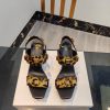 Out, Balmain autumn/winter 2023 runway fashion hate sky high waterproof platform sandals,Brawrovq2uv