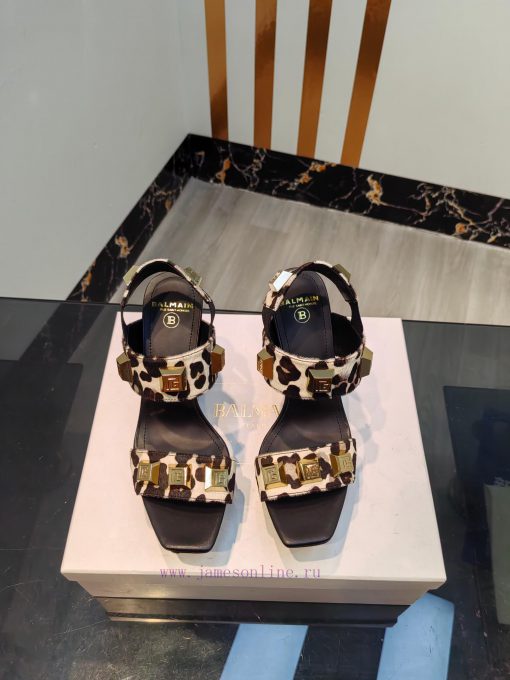 Out, Balmain autumn/winter 2023 runway fashion hate sky high waterproof platform sandals,Bra8xvbmt0r - Image 2