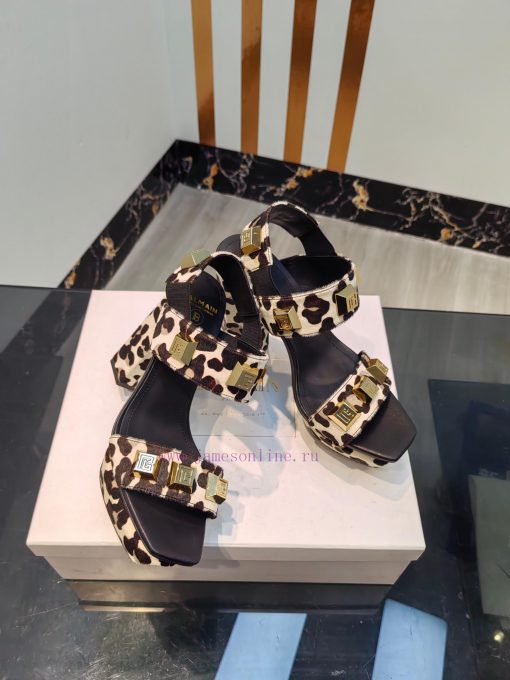 Out, Balmain autumn/winter 2023 runway fashion hate sky high waterproof platform sandals,Bra8xvbmt0r - Image 9