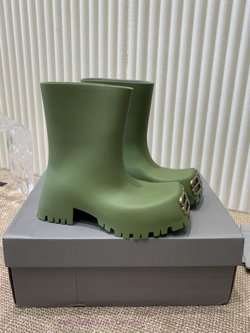 Balenciaga Parisian Family Square Head Thick Bottom Rain BootsMinimalist design, cool, absurl1dm3k89 - Image 3