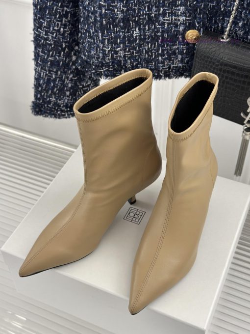 Toteme designer niche brand classic autumn and winter kitten with pointed toe bootsA niche bx7pl72ib - Image 3