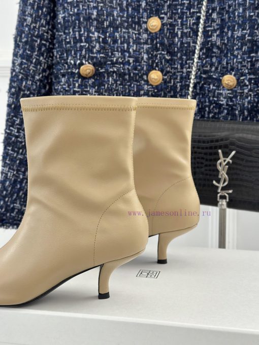 Toteme designer niche brand classic autumn and winter kitten with pointed toe bootsA niche bx7pl72ib - Image 9