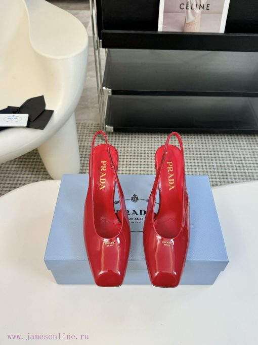 8.5cmPRADA/PRADA ClassicTriangle logo single shoe seriesThe simple design is probably its mota93ntdc - Image 2