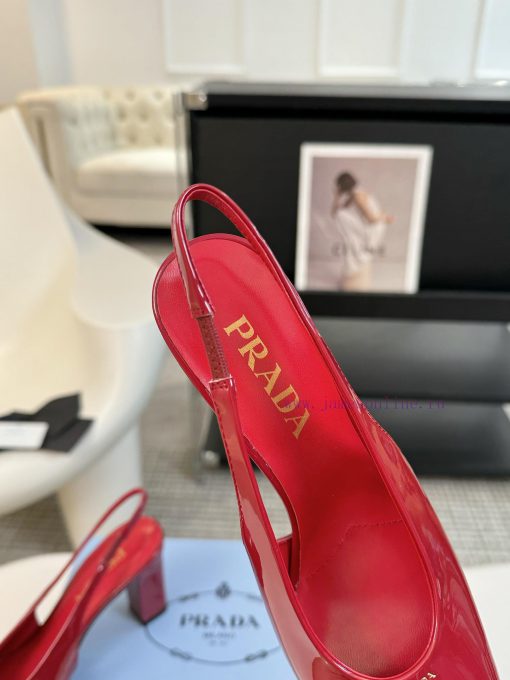 8.5cmPRADA/PRADA ClassicTriangle logo single shoe seriesThe simple design is probably its mota93ntdc - Image 6