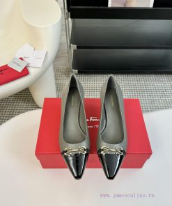 Salvatore Ferragamo 25 Early Spring Collection New Product Iconic Bow Hardware Buckle Thick 73d8vips