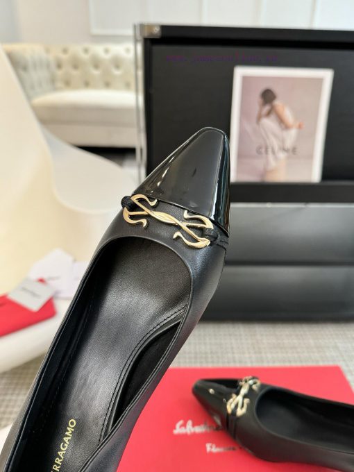 Salvatore Ferragamo 25 Early Spring Collection New Product Iconic Bow Hardware Buckle Thick k8jo07py - Image 5