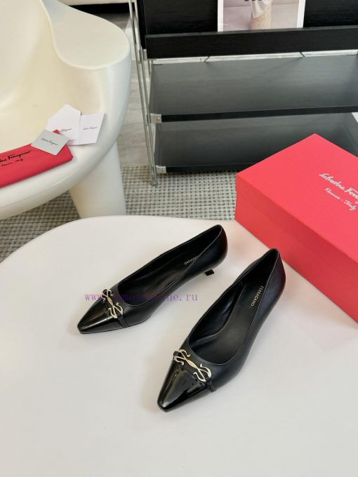 Salvatore Ferragamo 25 Early Spring Collection New Product Iconic Bow Hardware Buckle Thick k8jo07py - Image 7