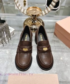 The newly released high-heeled coin loafers by miumiu in spring are worth recommending with r497c0cc