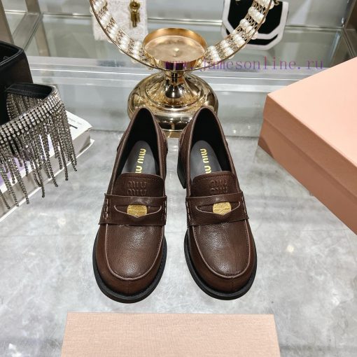 The newly released high-heeled coin loafers by miumiu in spring are worth recommending with r497c0cc - Image 2
