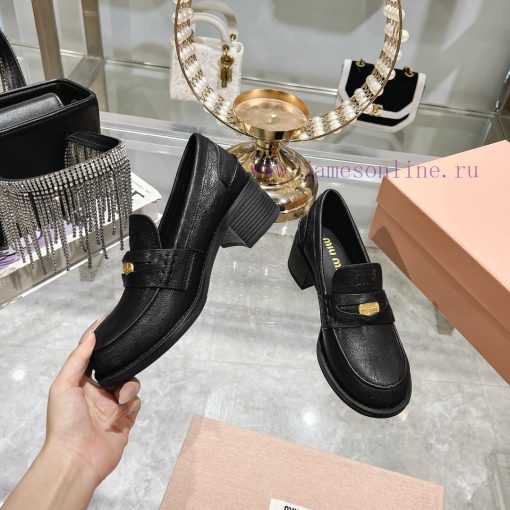 The newly released high-heeled coin loafers by miumiu in spring are worth recommending with 2rju2x2q - Image 5