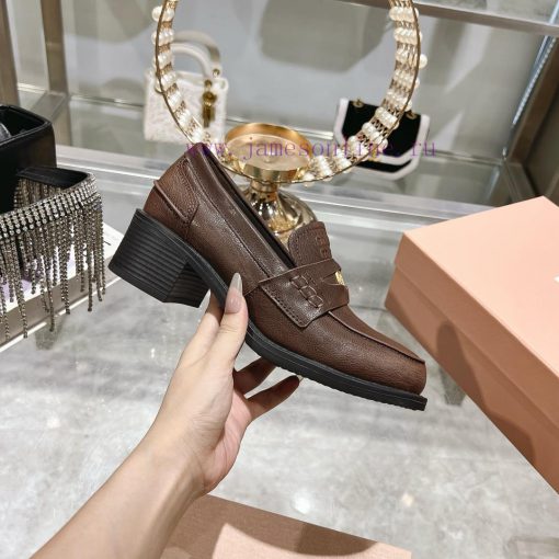 The newly released high-heeled coin loafers by miumiu in spring are worth recommending with r497c0cc - Image 7