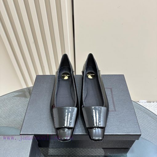 SAINT LAUREN * 25/Spring/Summer HeatThe brand new square toe single shoes are simple yet havrgvf24bp - Image 3