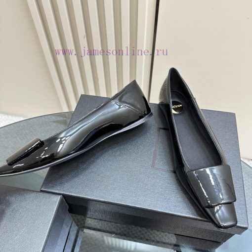 SAINT LAUREN * 25/Spring/Summer HeatThe brand new square toe single shoes are simple yet havrgvf24bp - Image 4