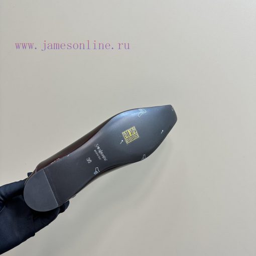 SAINT LAUREN * 25/Spring/Summer HeatThe brand new square toe single shoes are simple yet hav8b8x9qxe - Image 10