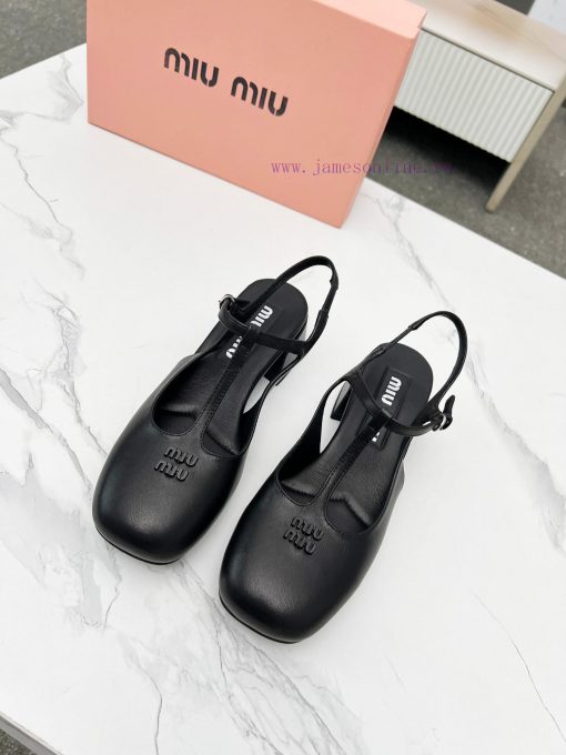 First release MIUMIU * Miu Miu rear empty sandals 2025 new model🤩 No matter how you wear it,fu0kq1tk - Image 3