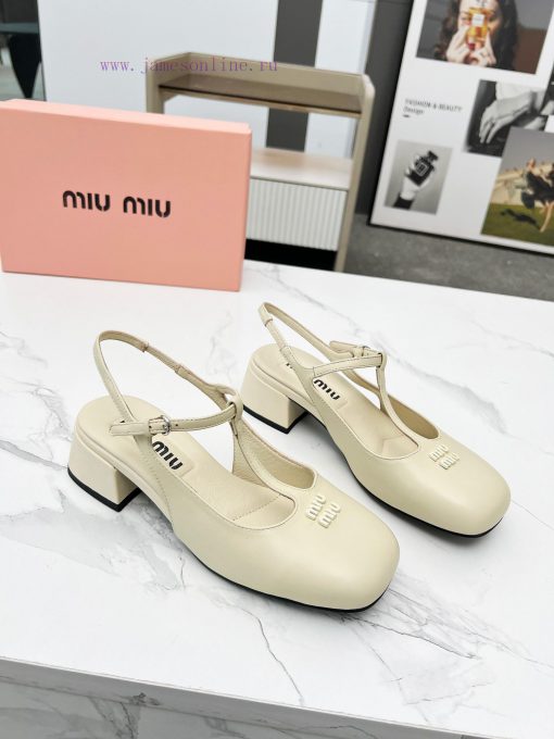 First release MIUMIU * Miu Miu rear empty sandals 2025 new model🤩 No matter how you wear it,olq8eqip - Image 3