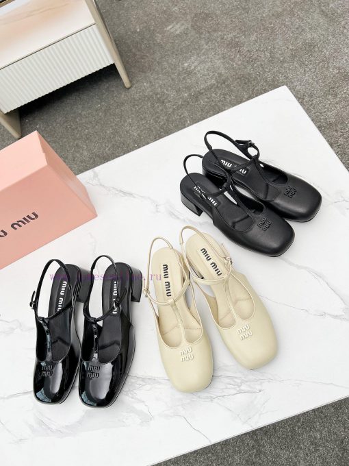 First release MIUMIU * Miu Miu rear empty sandals 2025 new model🤩 No matter how you wear it,3avjgo51
