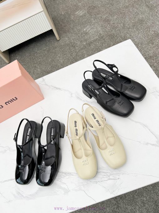 First release MIUMIU * Miu Miu rear empty sandals 2025 new model🤩 No matter how you wear it,3avjgo51 - Image 2