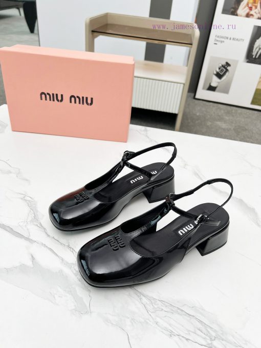 First release MIUMIU * Miu Miu rear empty sandals 2025 new model🤩 No matter how you wear it,3avjgo51 - Image 3