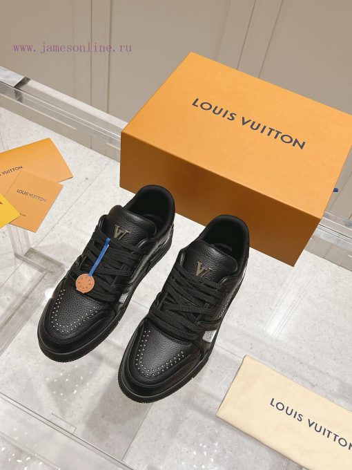 LV purchasing grade new color classic donkey home full seriesLV Trainer PVC sneakers, each5uv0jtkf - Image 2