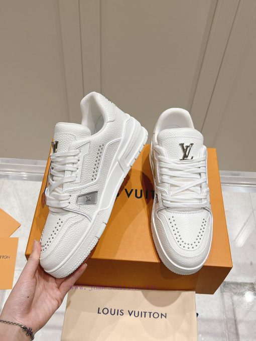 LV purchasing grade new color classic donkey home full seriesLV Trainer PVC sneakers, eachgnxo0ift - Image 3
