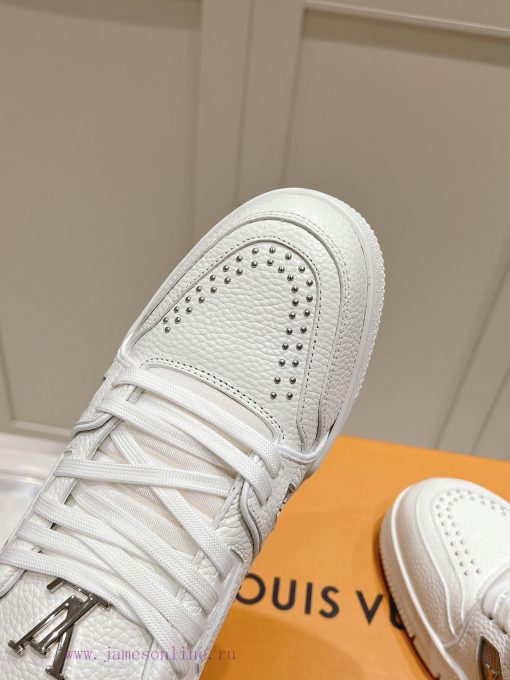 LV purchasing grade new color classic donkey home full seriesLV Trainer PVC sneakers, eachgnxo0ift - Image 7