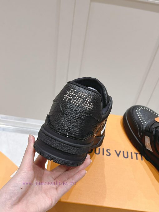 LV purchasing grade new color classic donkey home full seriesLV Trainer PVC sneakers, each5uv0jtkf - Image 8