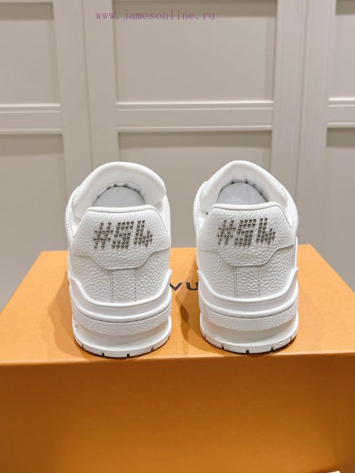 LV purchasing grade new color classic donkey home full seriesLV Trainer PVC sneakers, eachgnxo0ift - Image 8