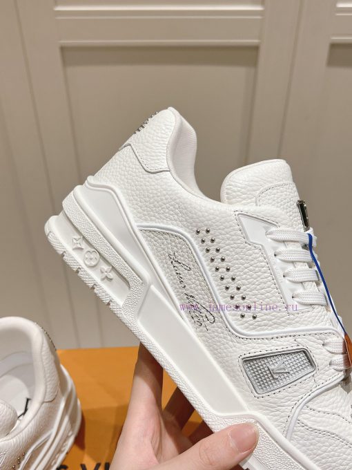 LV purchasing grade new color classic donkey home full seriesLV Trainer PVC sneakers, eachgnxo0ift - Image 9