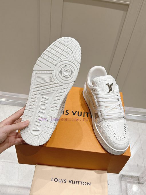 LV purchasing grade new color classic donkey home full seriesLV Trainer PVC sneakers, eachgnxo0ift - Image 10