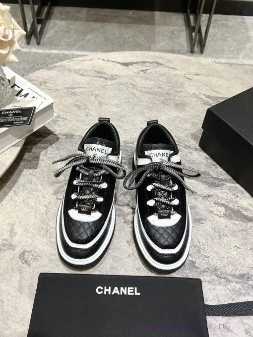 Chanel's latest 25C casual sports shoe original mold customization is unbeatable, beautiful jz7xveeo - Image 2