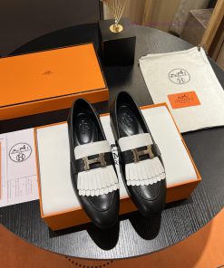 HERMES - Hermes Classic H-Button Single Shoes - Le Fu Shoes Collection Edition 11 Reproductisw6a4r7r