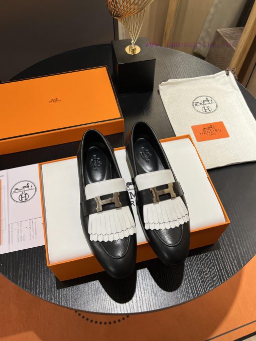 HERMES - Hermes Classic H-Button Single Shoes - Le Fu Shoes Collection Edition 11 Reproductisw6a4r7r