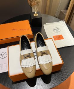 HERMES - Hermes Classic H-Button Single Shoes - Le Fu Shoes Collection Edition 11 Reproductiloui7uip