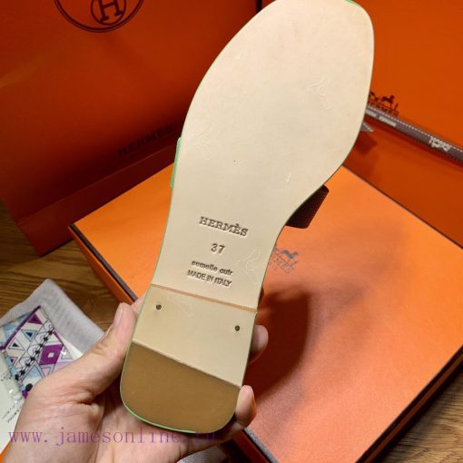 HERMES Hermes, Palm Pattern Series H Trailer, Made with 11 High Altitude Edition Shoes, Top ol6dittp - Image 10
