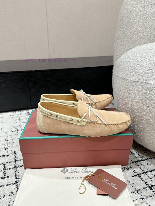 Top Men's StyleLoro Piana 25/Latest Men's Casual Bean ShoesThe upper of the shoe is made of 28c6q2wk - Image 3
