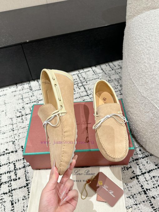 Top Men's StyleLoro Piana 25/Latest Men's Casual Bean ShoesThe upper of the shoe is made of 28c6q2wk - Image 5