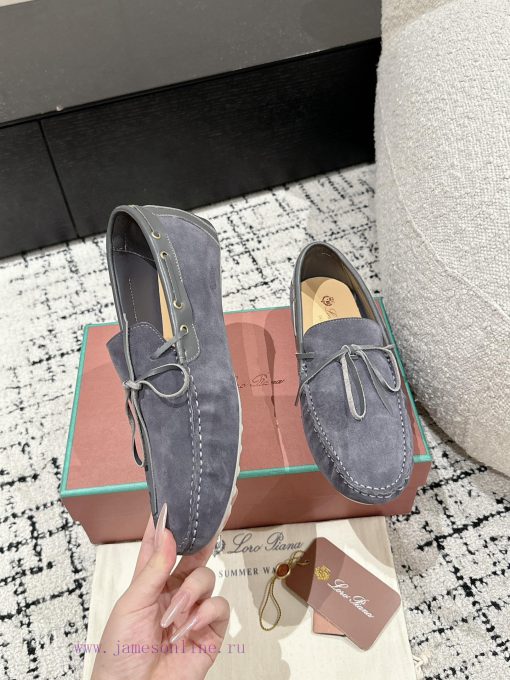 Top Men's StyleLoro Piana 25/Latest Men's Casual Bean ShoesThe upper of the shoe is made of 50csusa4 - Image 5